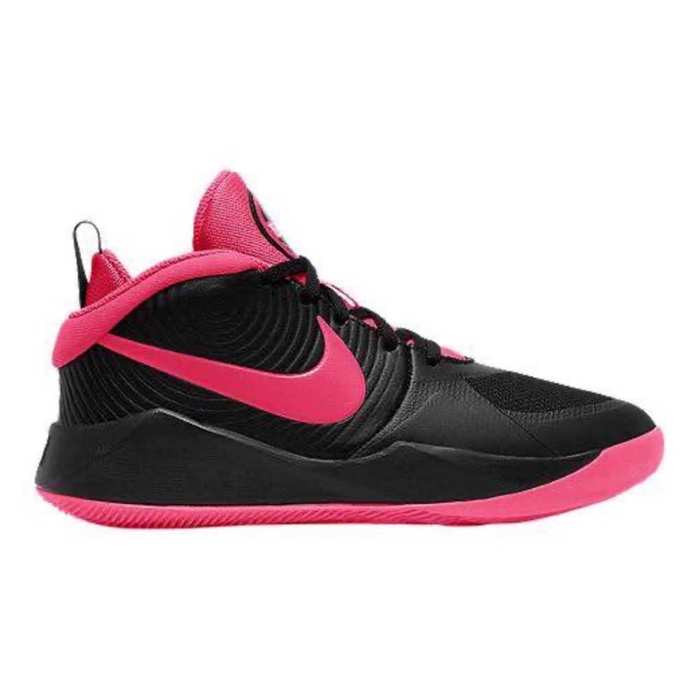 BRAND NEW youth girl nike Nike team hustle d9 pink shoes size 5Y & 5.5Y